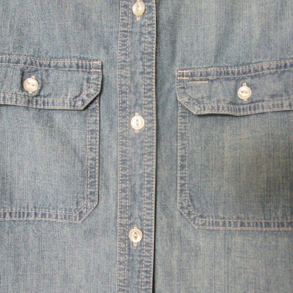 Lauren Jeans Co Women's Denim Shirt Button Up - Size 3X Plus - Picture 4 of 6